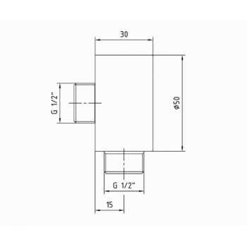 Подключение душевого шланга E.C.A. Minimal 102126634