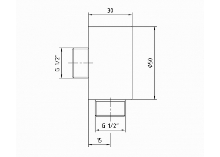 Подключение душевого шланга E.C.A. Minimal 102126634