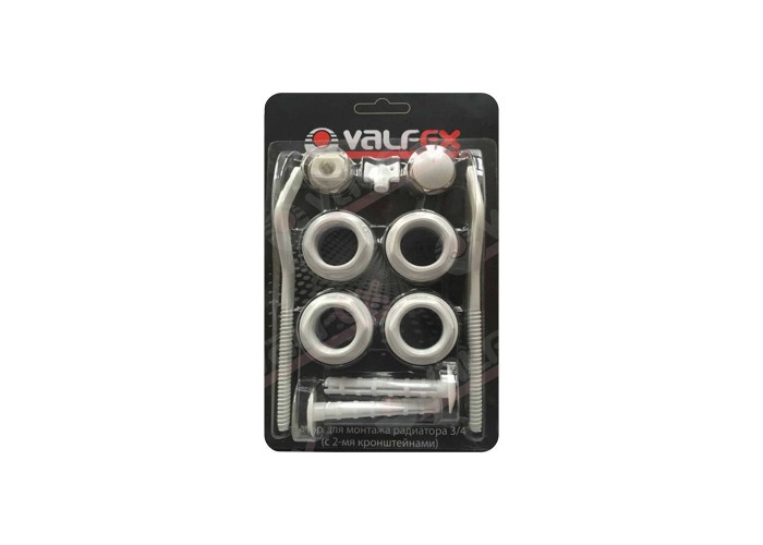 Комплект для монтажа радиаторов Valfex с 2-мя кронштейнами 3/4