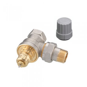 Клапан терморегулирующий Danfoss радиаторный, RTR-G Ду20, 3/4 , угловой никелированный (для однотрубной системы)