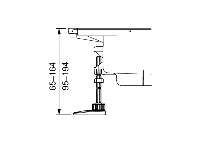 Комплект опор TECEdrainprofile