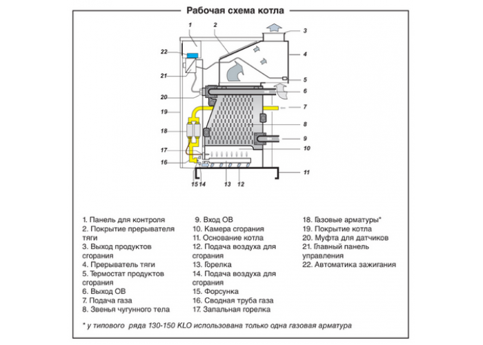 Напольный газовый котел Protherm Гризли 100 KLO
