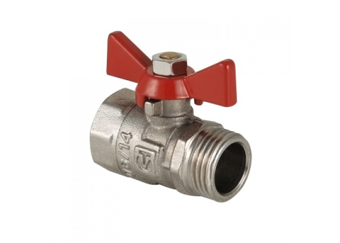 Кран шаровой VALTEC Compact 1/2 ВН, бабочка