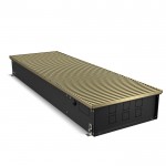 Внутрипольный конвектор с естественной конвекцией Royal Thermo 150/400/1200-RG-U-LB