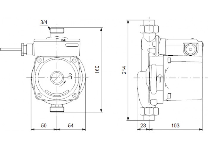 Циркуляционный насос Grundfos UPA 15-90