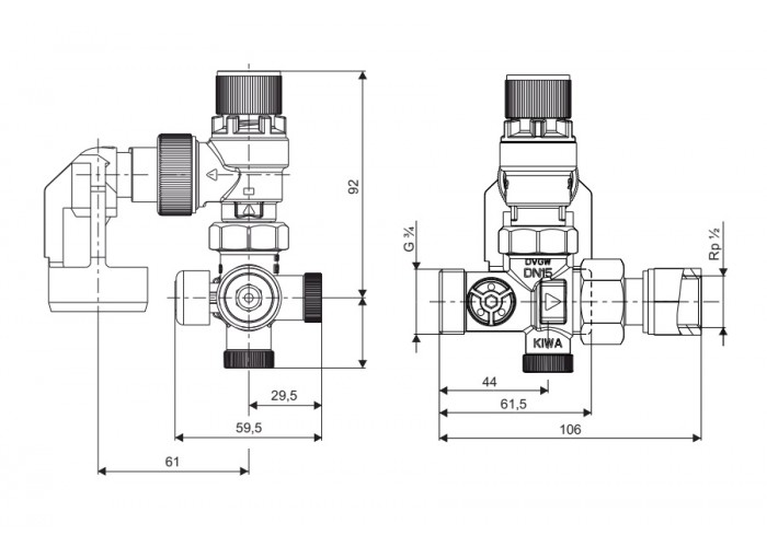 Группа безопасности Stiebel Eltron SRT 2