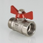 Кран шаровой VALTEC Compact 1/2 ВН, бабочка