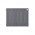 Биметаллический секционный радиатор отопления Royal Thermo PianoForte Silver Satin 300 / 1 секция