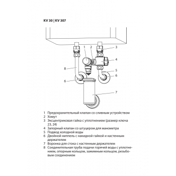 Группа безопасности Stiebel Eltron KV 30 Группа безопасности Stiebel Eltron KV 30