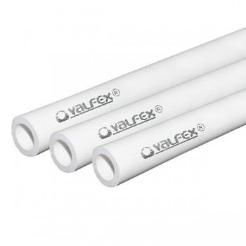 Труба полипропиленовая Valfex PP-R белая без армировки SDR 11 PN10, 50х4.6