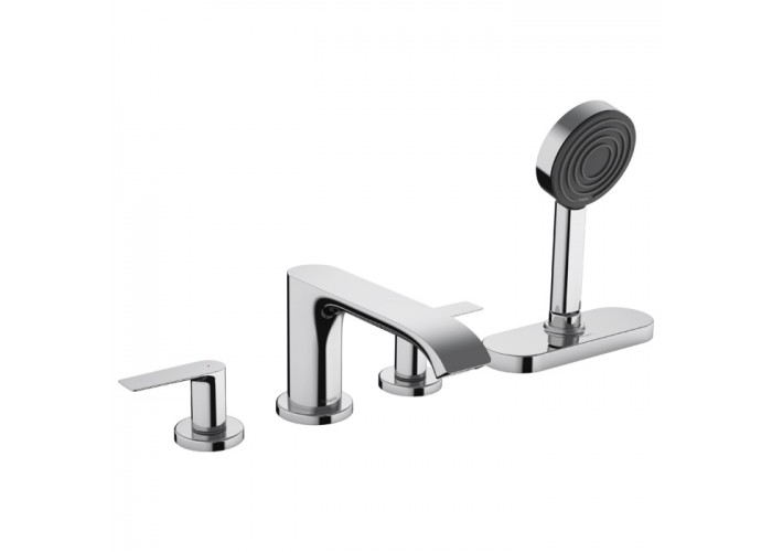 Смеситель для ванны/душа Hansgrohe Vivenis на край ванны на 4 отверстия, sBox, хром