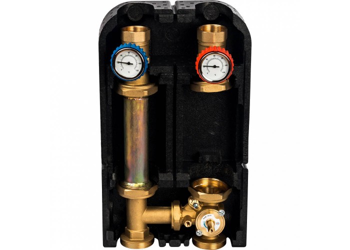 Насосная группа Stout с 3-х ходовым приводным смесителем 1 1/4 без насоса DN 32, 39 kW[DT10C], SDG-0007-003201