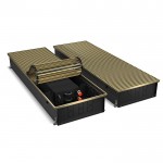 Внутрипольный конвектор с естественной конвекцией Royal Thermo 150/400/1200-RG-U-LB