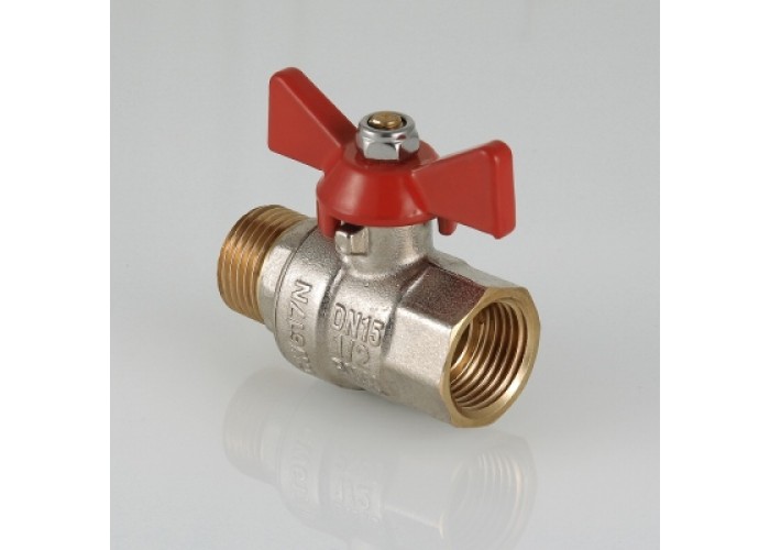 Кран шаровой VALTEC Base 1/2 ВН, бабочка