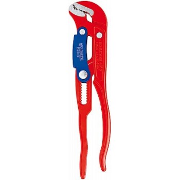 Трубный ключ KNIPEX 2 , S-образные тонкие губки, с быстрой регулировкой, d70 мм (2 3/4 ), 550 мм, красный, Cr-V