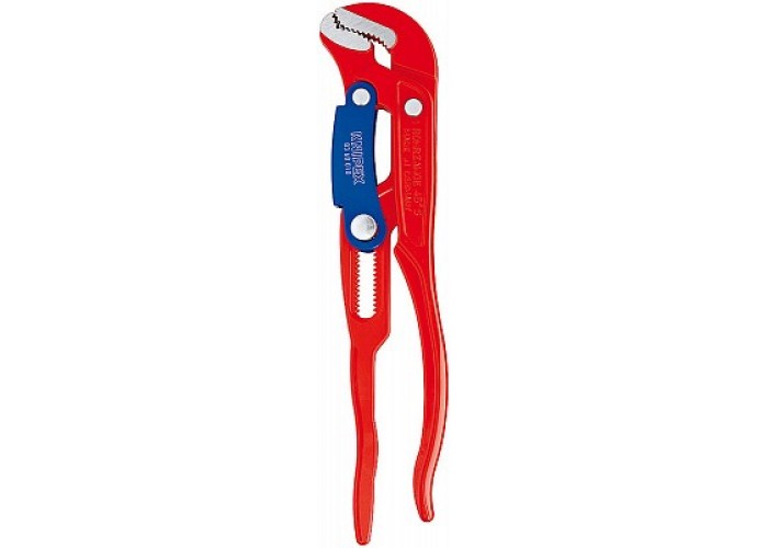 Трубный ключ KNIPEX 2 , S-образные тонкие губки, с быстрой регулировкой, d70 мм (2 3/4 ), 550 мм, красный, Cr-V