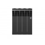 Биметаллический секционный радиатор отопления Royal Thermo Biliner 350 / Noire Sable / 4 секции