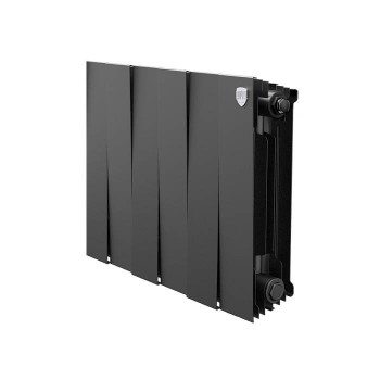 Биметаллический секционный радиатор отопления Royal Thermo PianoForte Noir Sable 300 / 6 секций