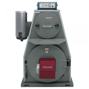 Твердотопливный напольный котел отопления, двухконтурный Kiturami KF-35A