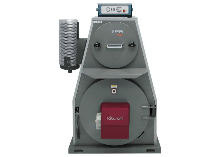 Твердотопливный напольный котел отопления, двухконтурный Kiturami KF-35A