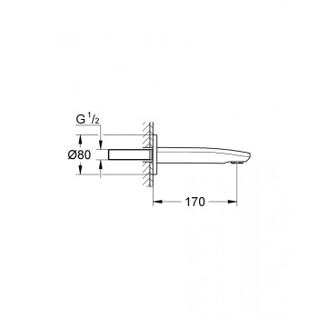 Излив для ванны Grohe Eurostyle Cosmopolitan 13276002