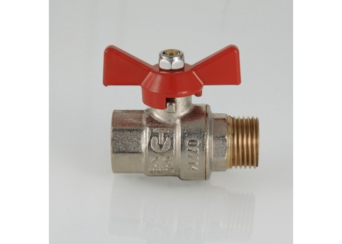 Кран шаровой VALTEC Base 1/2 ВН, бабочка