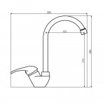 Смеситель для кухни Dorff Comfort D8000000