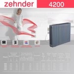 Стальной трубчатый радиатор Zehnder 4200