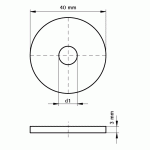 Шайба Walraven BIS Strut 8,5/40 мм