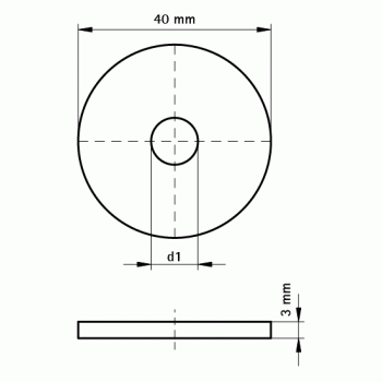 Шайба Walraven BIS Strut 8,5/40 мм