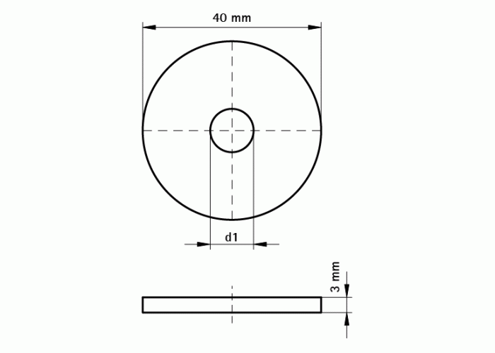 Шайба Walraven BIS Strut 8,5/40 мм