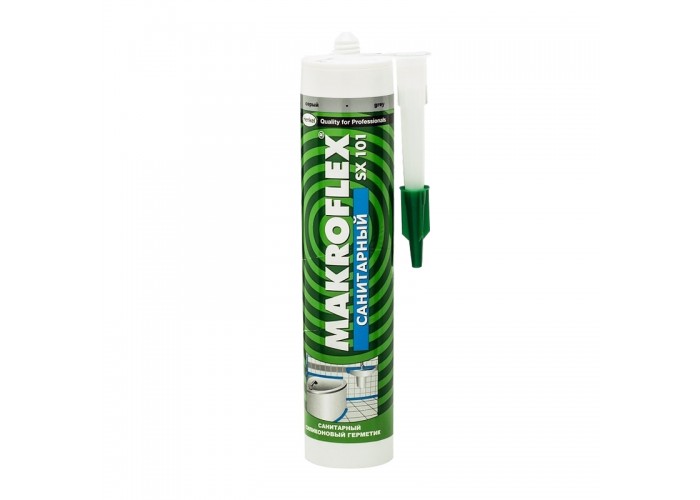 Герметик Makroflex SX101 силиконовый санитарный белый (0,29л) 2005222/2370831