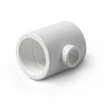 Тройник из полипропилена PRO AQUA PP-R переходной белый (25-20-25), арт.PA14521P