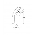 Душевая лейка Grohe New Tempesta 27597001