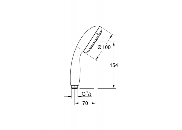 Душевая лейка Grohe New Tempesta 27597001