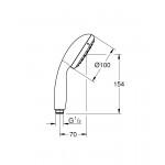 Душевая лейка Grohe New Tempesta 27923001