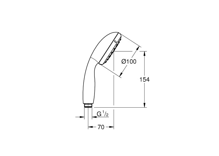 Душевая лейка Grohe New Tempesta 27923001