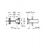 Скрытая часть смесителя Grohe 23571000