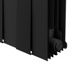 Биметаллический секционный радиатор отопления Royal Thermo PianoForte Noir Sable 300 / 6 секций