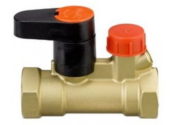 Ручной запорный клапан Danfoss МSV-S Ду15 с внутренней резьбой; со спускным краном 003Z4011