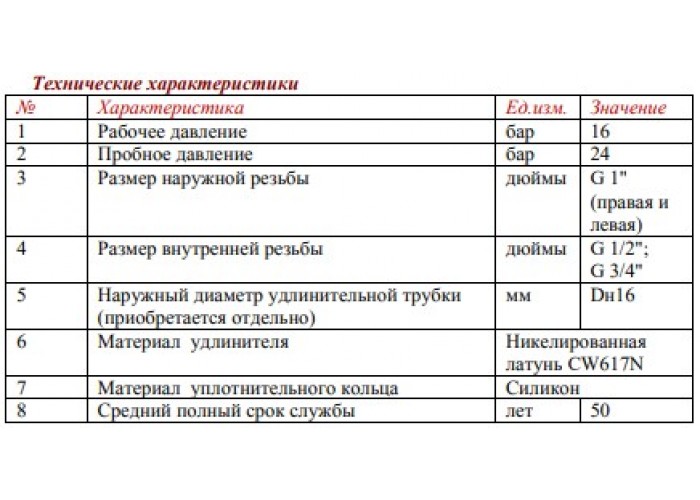Удлинитель потока VALTEC д/рад. прав. 3/4