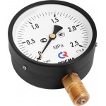Манометр Росма TM-310P Dy 63 с нижним подключением 1/4 , 0-16 бар
