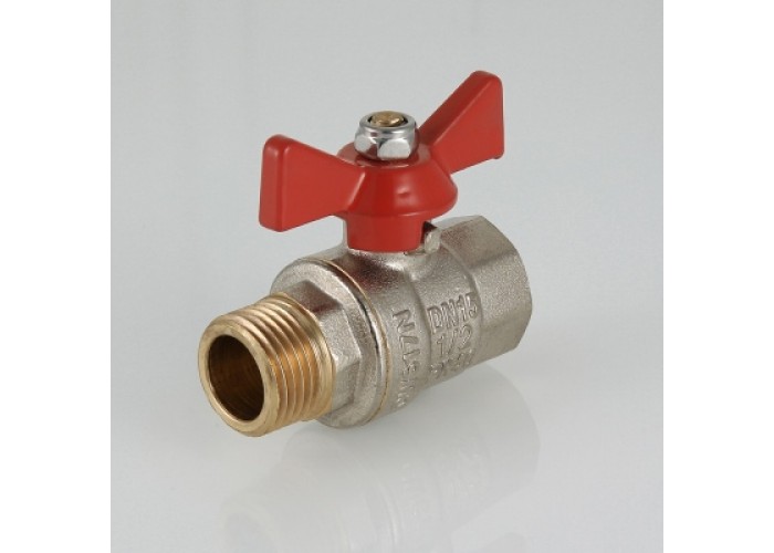 Кран шаровой VALTEC Base 1/2 ВН, бабочка