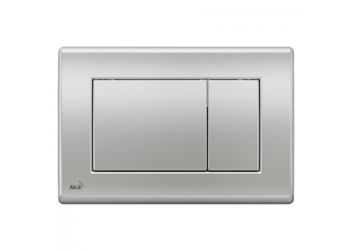 Кнопка смыва, пластик, матовый xром Alcaplast M272