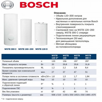 Бойлер косвенного нагрева Bosch WSTB 300 C