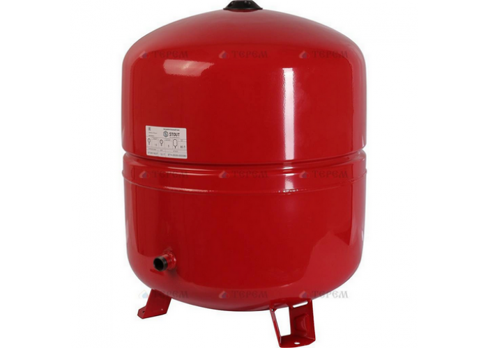 Мембранный бак для систем отопления Stout с диафрагмой 80 л, STH-0005-000080