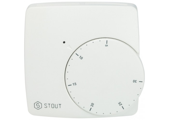 Комнатный термостат Stout WFHT-BASIC для нормально-открытых сервоприводов