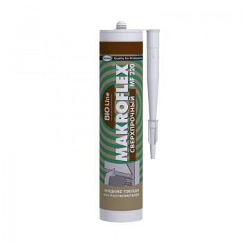 Монтажный клей Makroflex Bio Line MF220 сверхпрочный (0,4кг) 1739815 (немороз) Монтажный клей Makroflex Bio Line MF220 сверхпрочный (0,4кг) 1739815 (немороз)