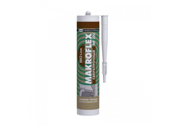 Монтажный клей Makroflex Bio Line MF220 сверхпрочный (0,4кг) 1739815 (немороз)