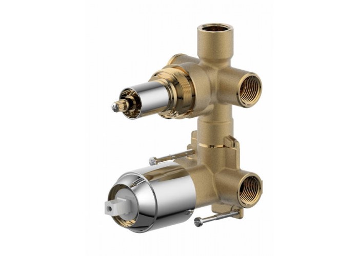 Скрытая часть смесителя Bravat D982CP-A-RUS